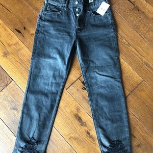 Women's Chewed Up Mid-Rise Straight Jeans